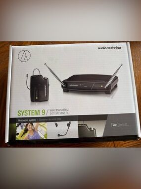 Audio-Technica System 9 Wireless VHF Headworn System - Black